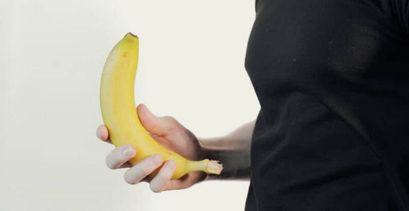 masszázs a pénisz megnagyobbítására a banán példáján
